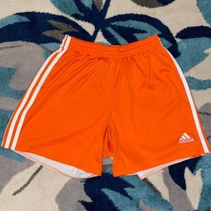 Adidas Orange Soccer Shorts